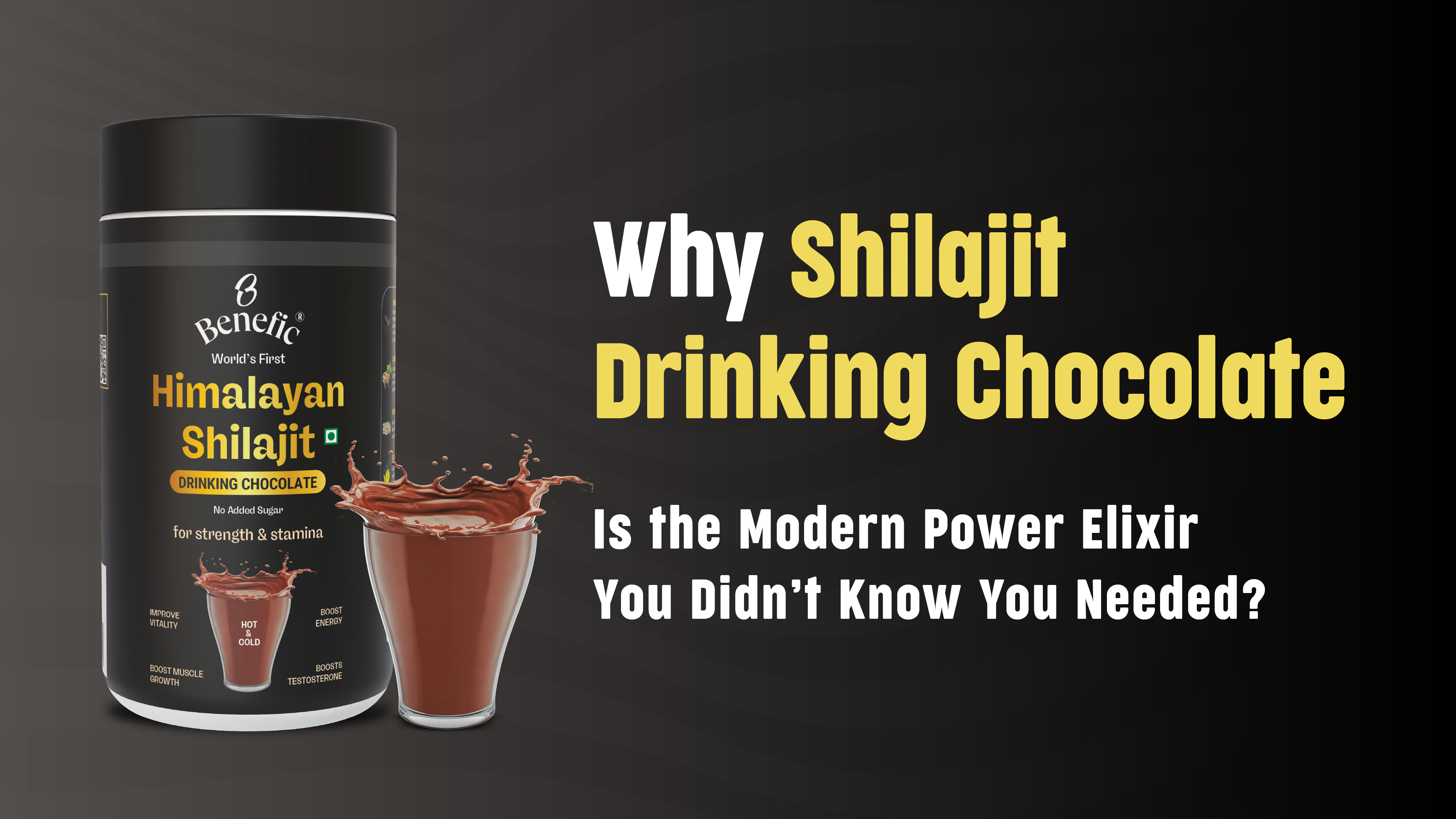 Why Benefic’s Shilajit Drinking Chocolate Is the Modern Power Elixir You Didn’t Know You Needed