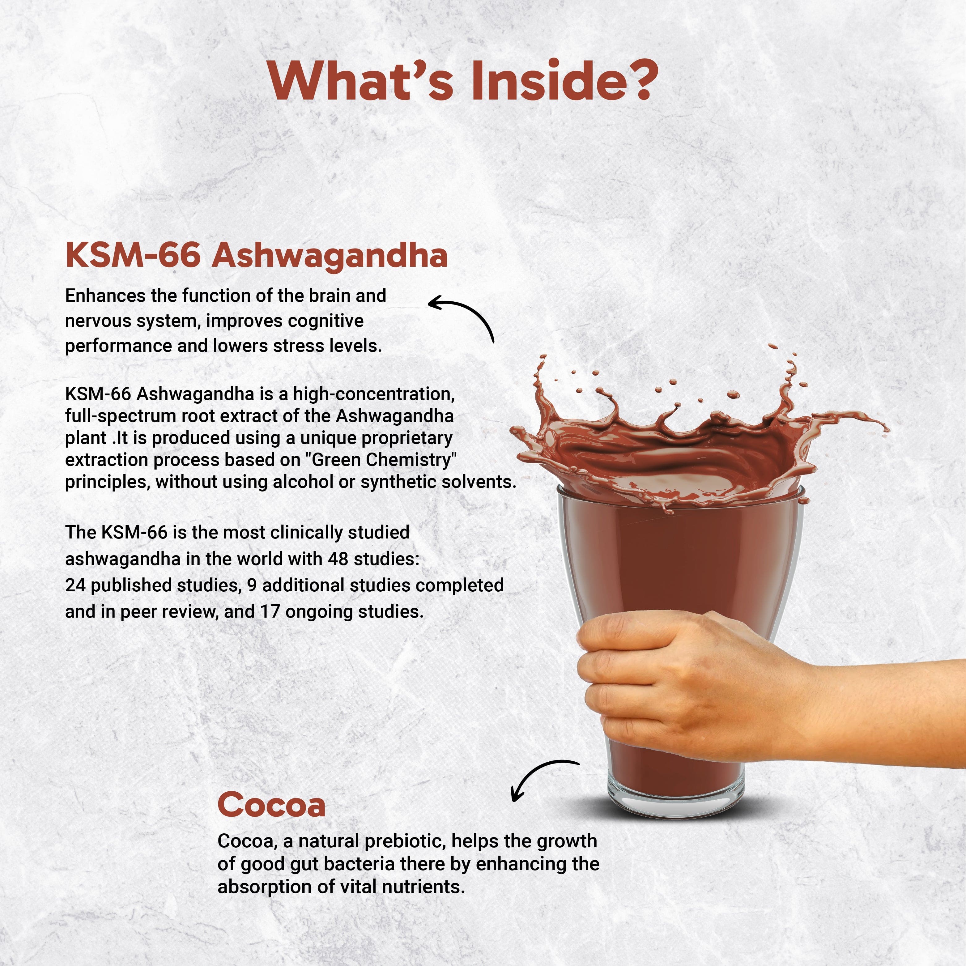 KSM-66 Ashwagandha Drinking Chocolate
