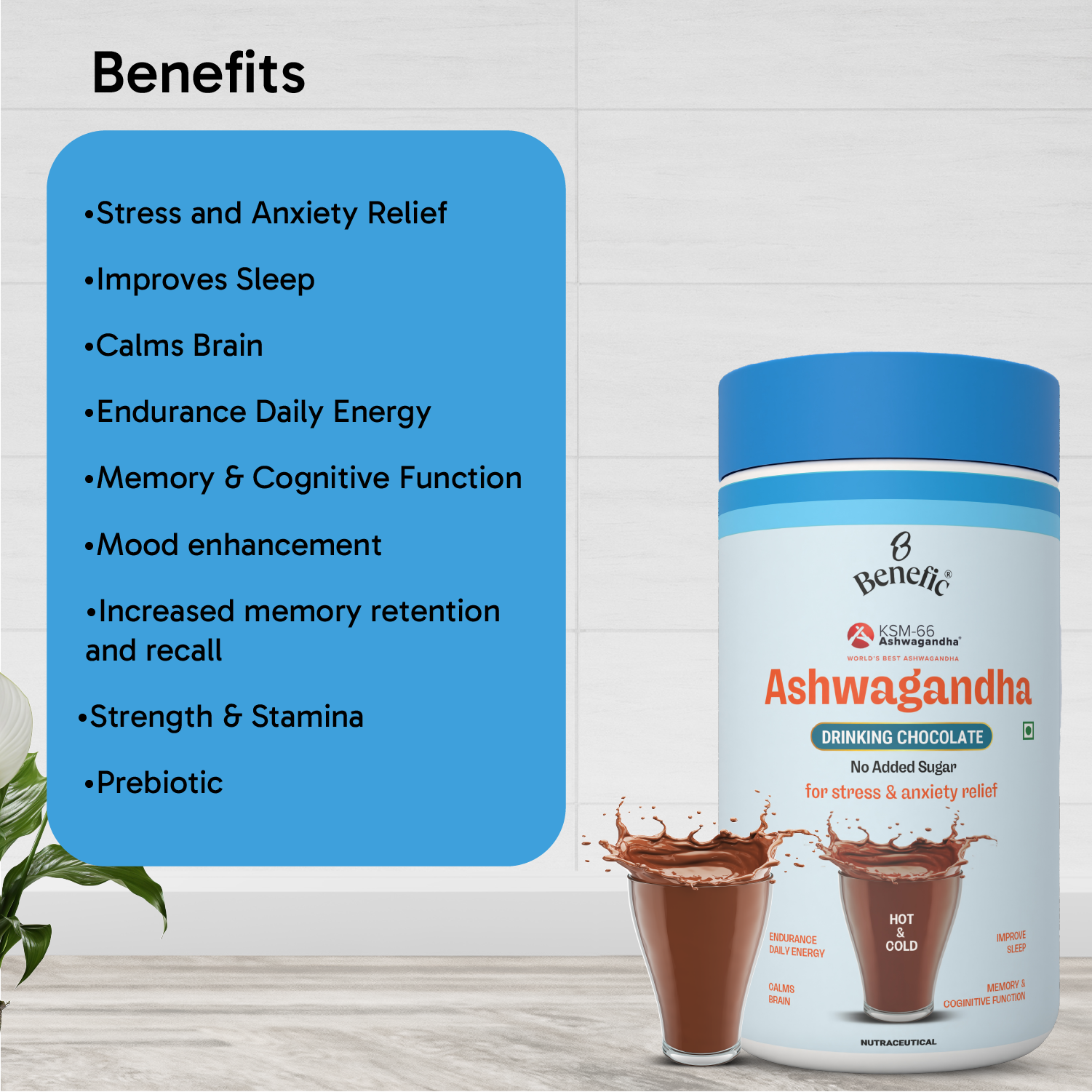 KSM-66 Ashwagandha Drinking Chocolate