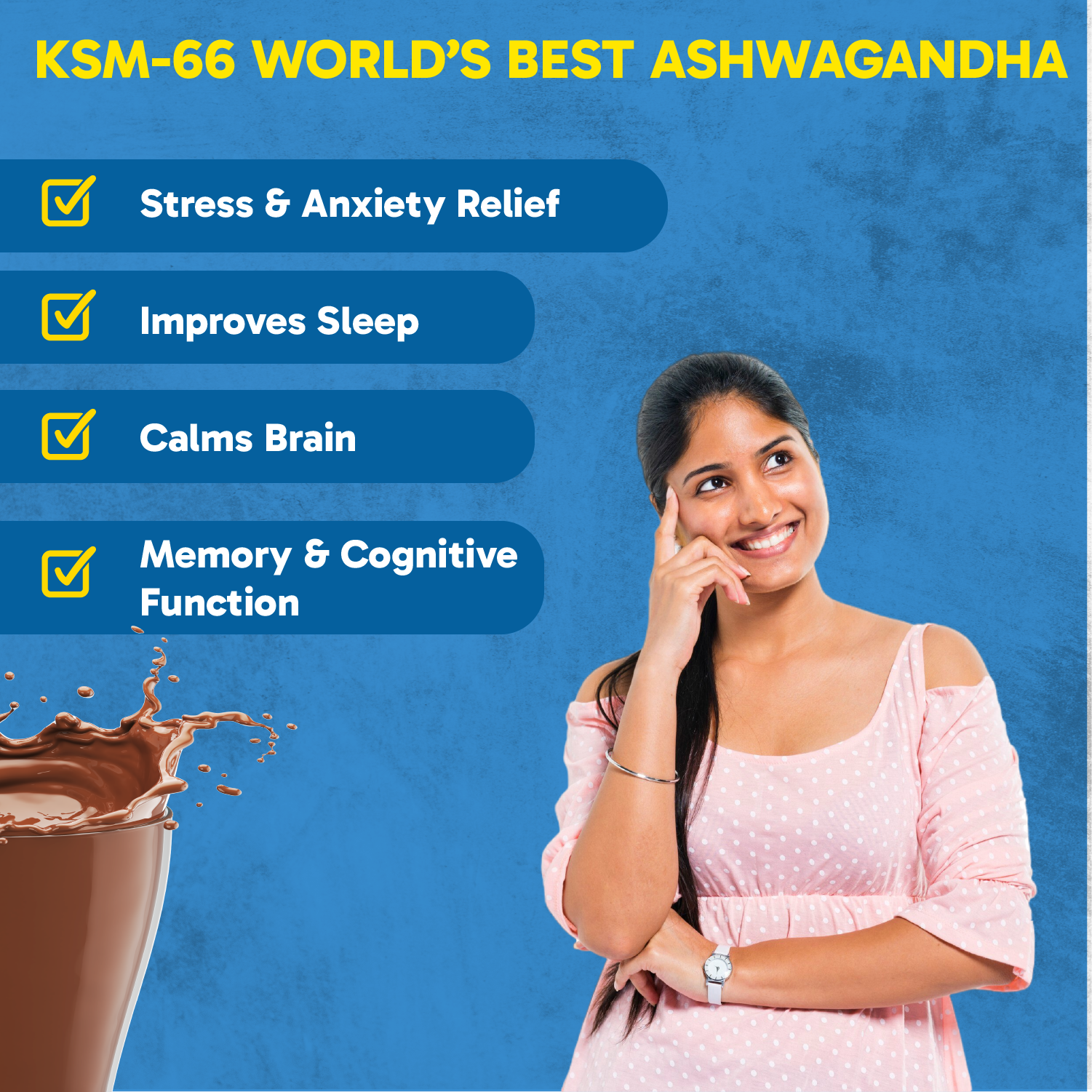 KSM-66 Ashwagandha Drinking Chocolate