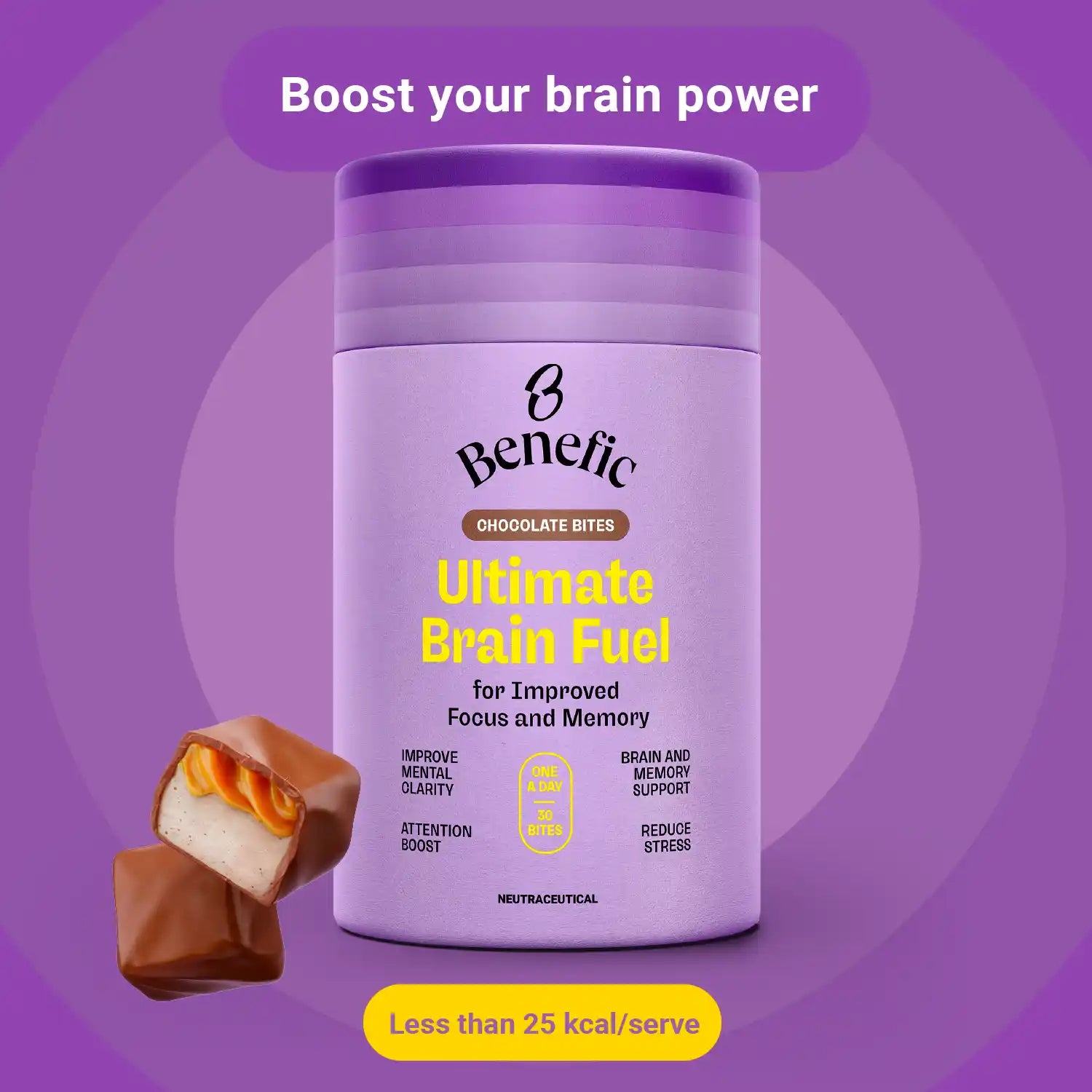 Ultimate Brain Fuel Chocolate Bites