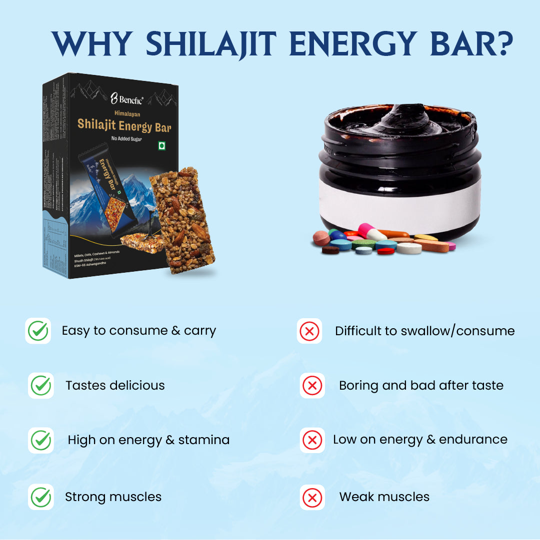 Shilajit Energy Bar