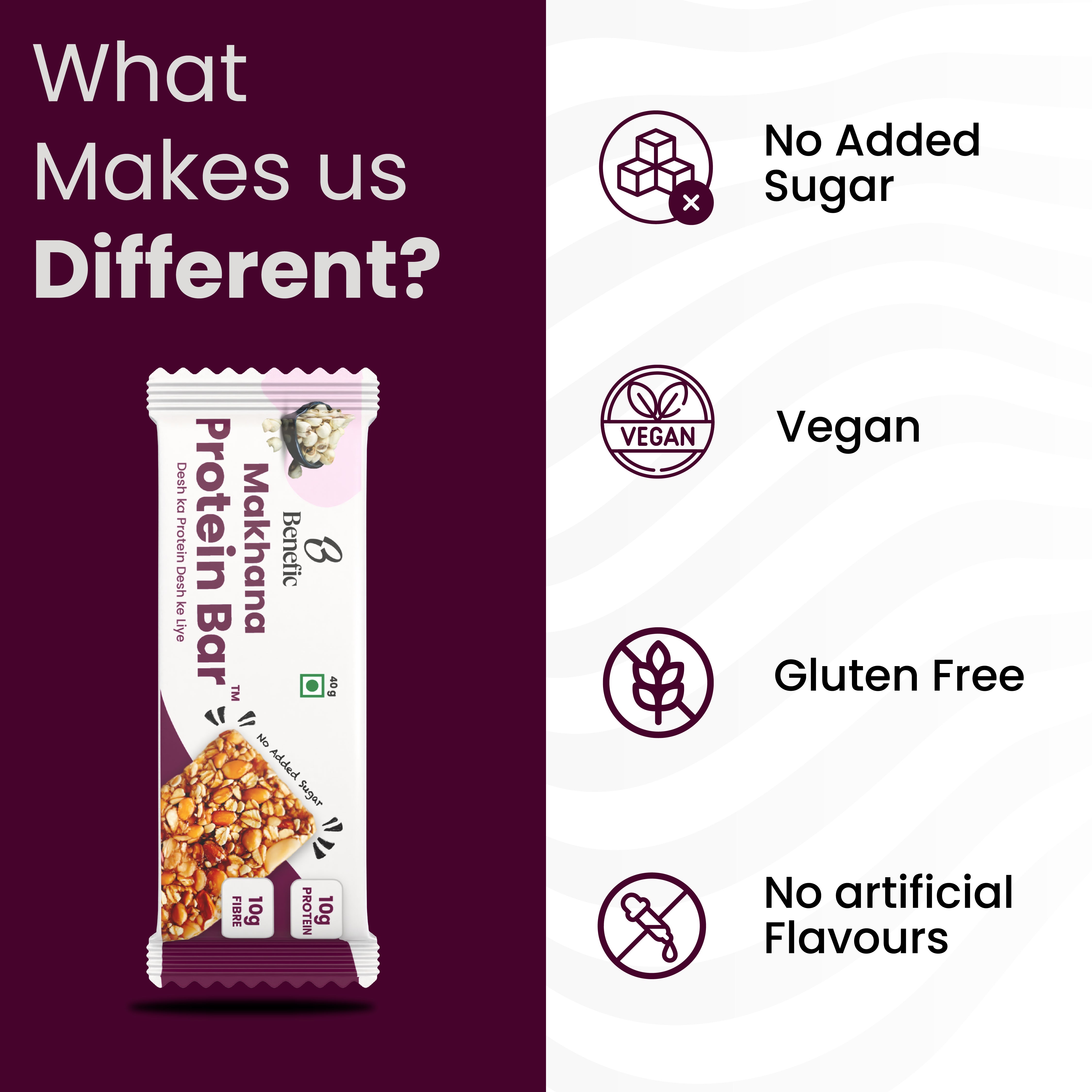 Benefic Makhana Protein Bar