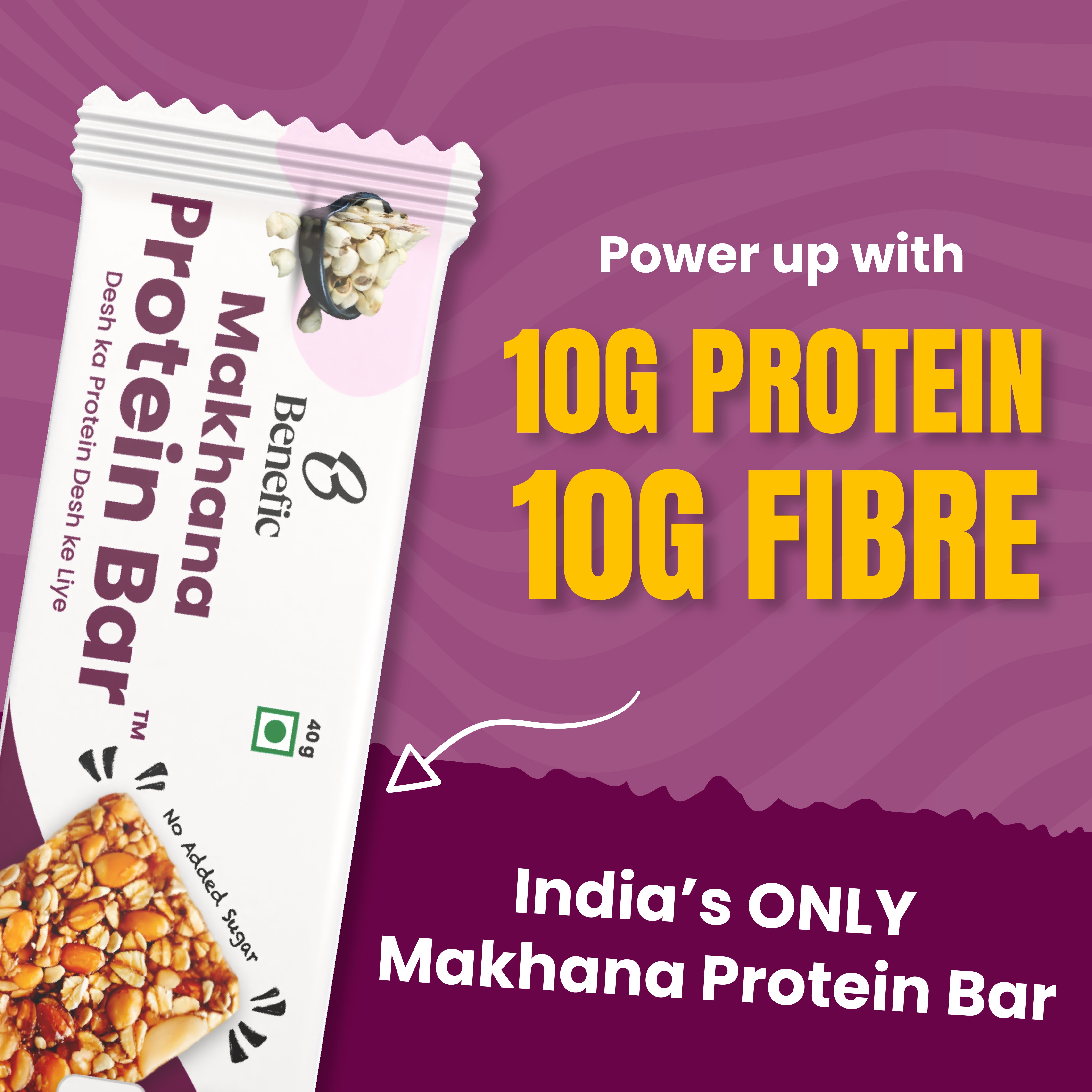 Benefic Makhana Protein Bar