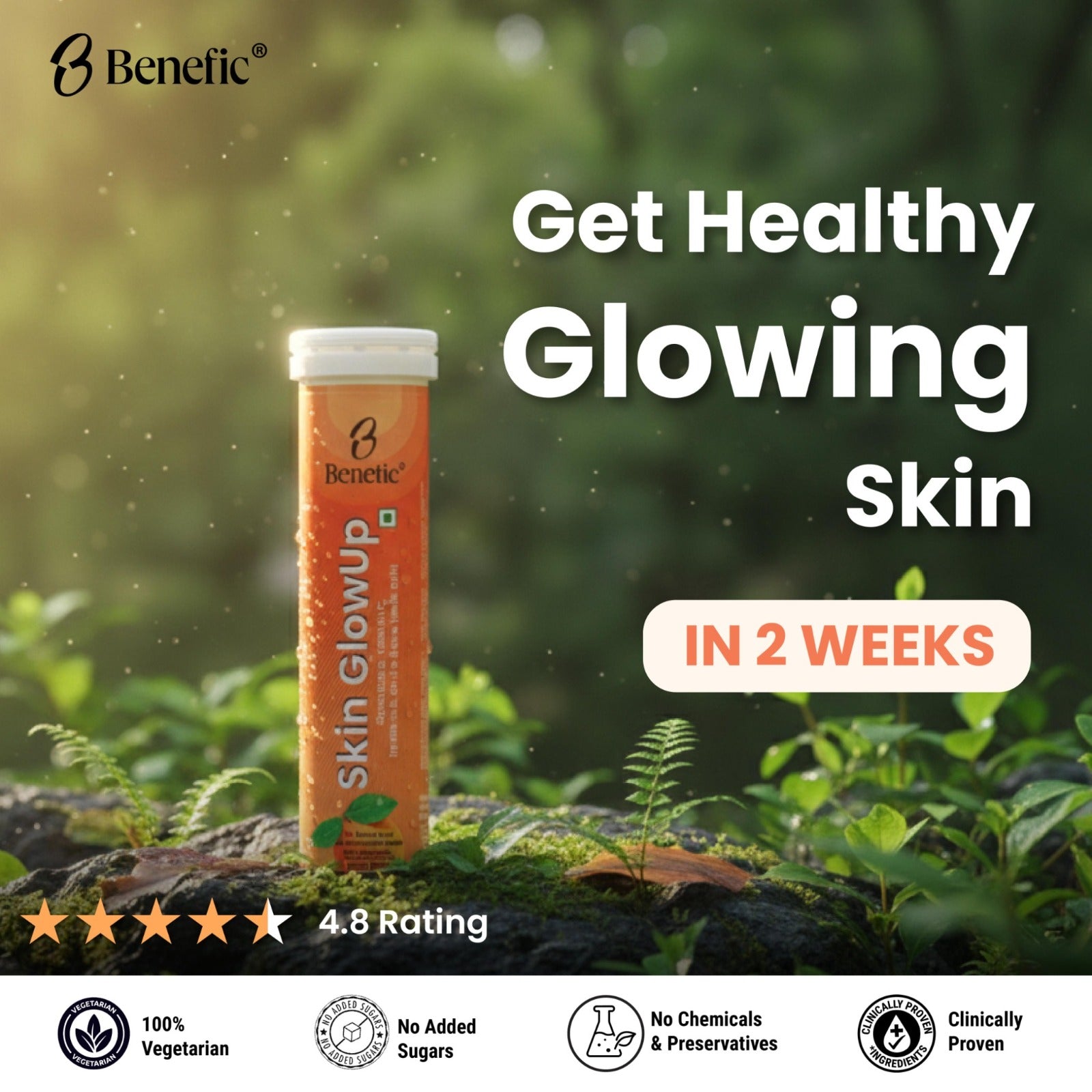 Skin GlowUp Japanese Glutathione Effervescent Tablets