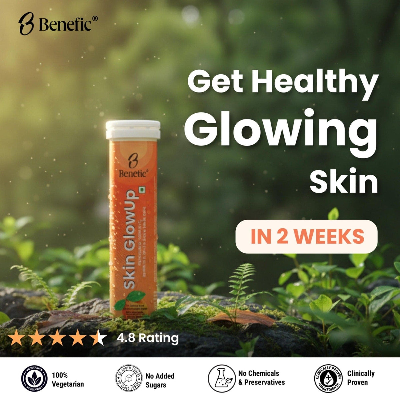 Skin GlowUp Japanese Glutathione Effervescent Tablets