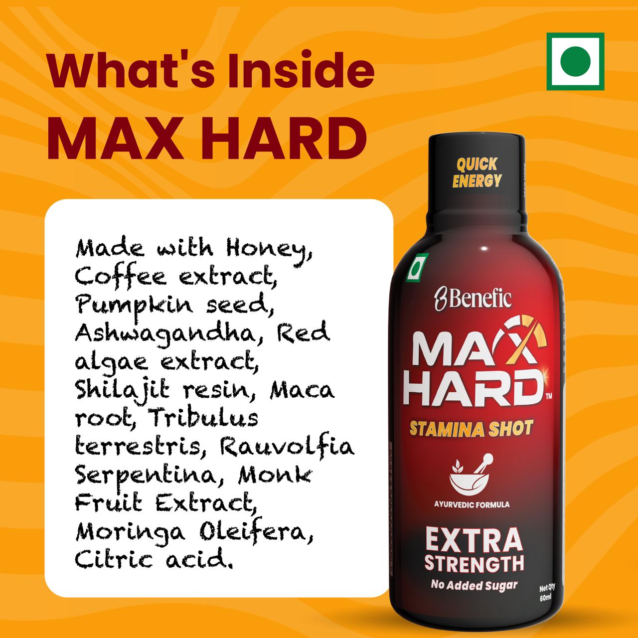 Maxhard Ayurvedic Stamina Shot