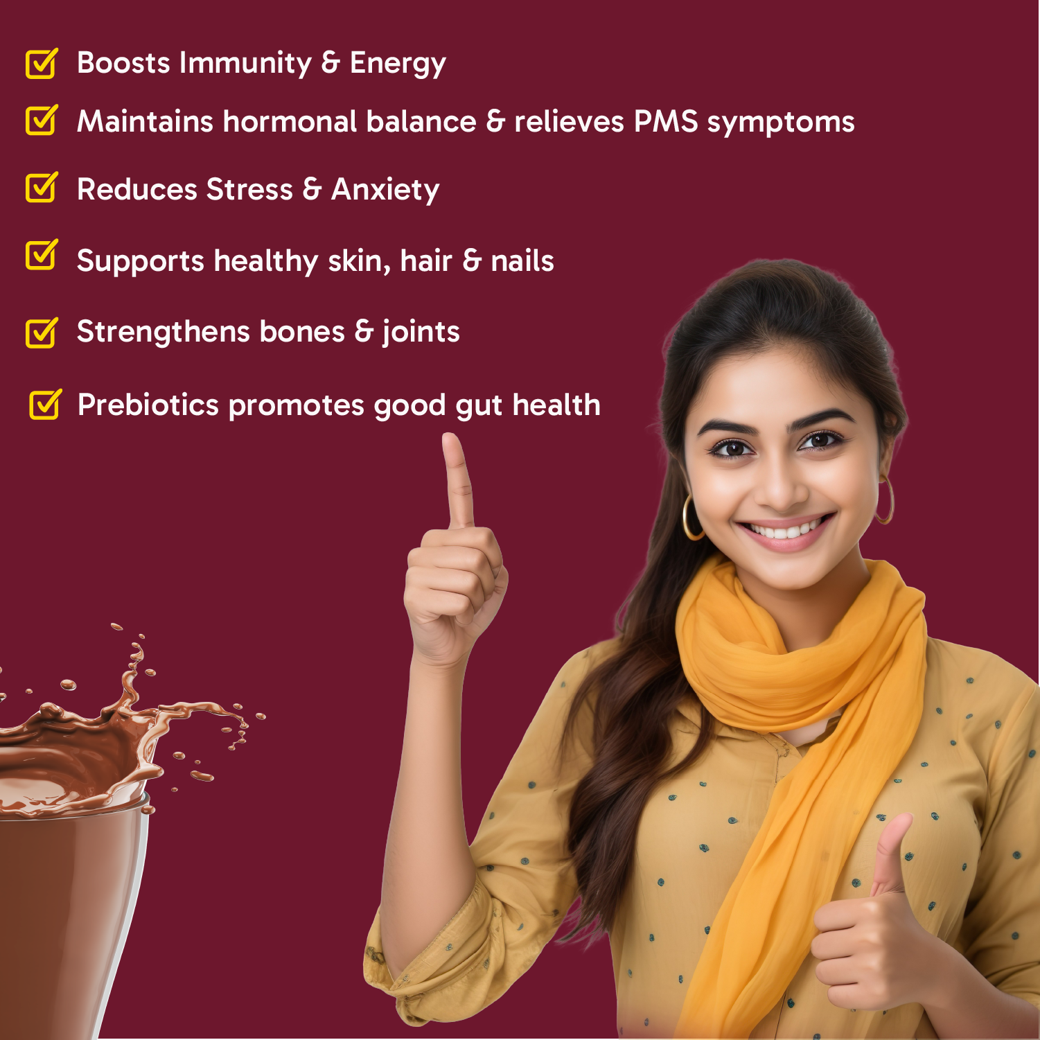 Women's Daily Nutrient Boost Drinking Chocolate