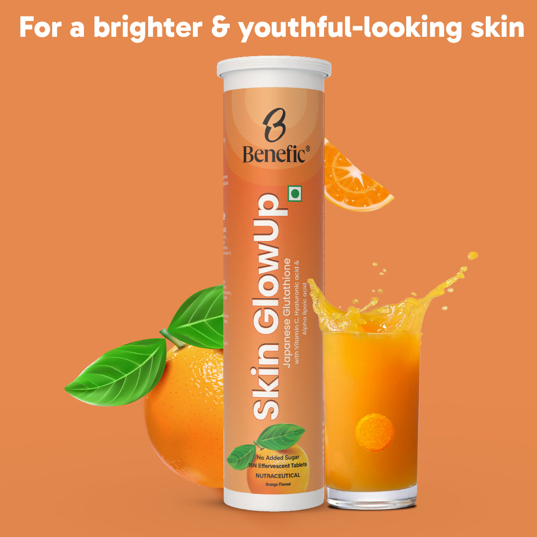 Skin GlowUp Japanese Glutathione Effervescent Tablets