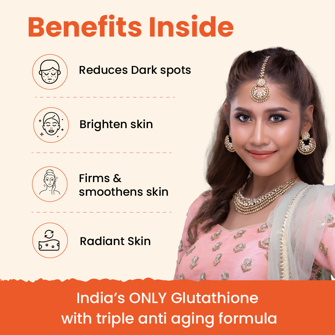 Skin GlowUp Japanese Glutathione Effervescent Tablets