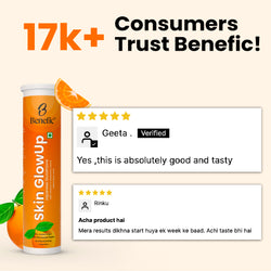 Skin GlowUp Japanese Glutathione Effervescent Tablets